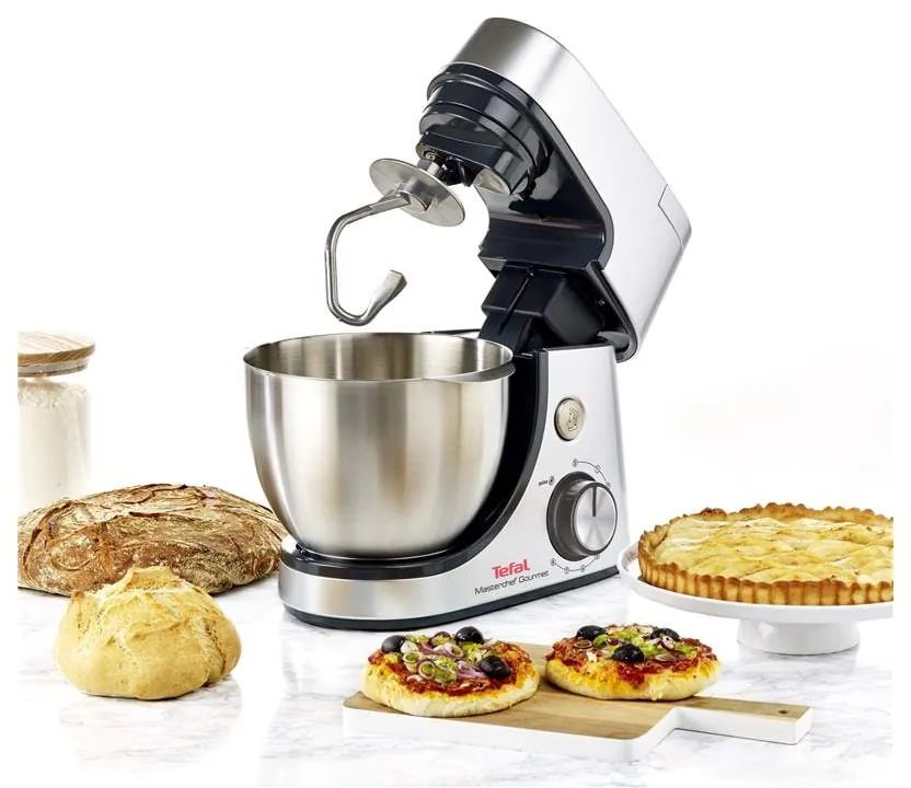 Kuchynský robot Tefal Masterchef Gourmet QB516D38 strieborný (použité)