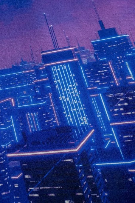 Koberec FLAT BEAUTY Neon city