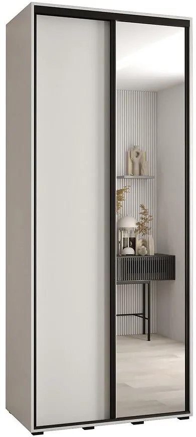 Skriňa 45 Canaris 3 120 biela/čierna