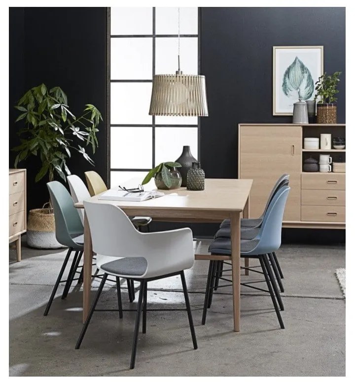 Sivá jedálenská stolička Unique Furniture Whistler