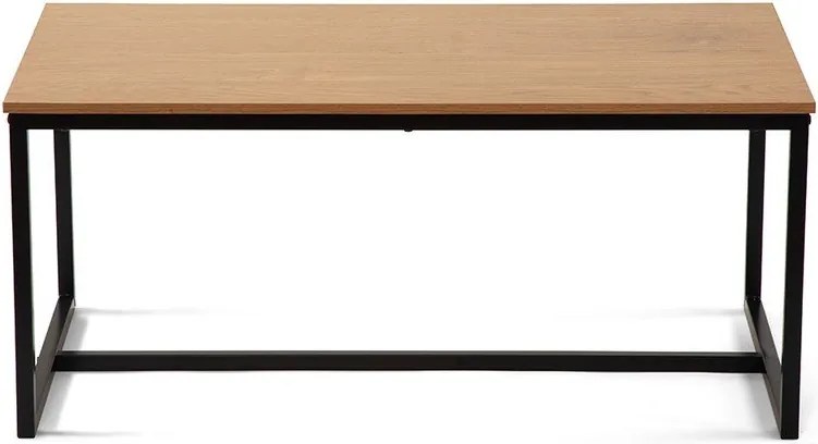 Konferenčný stolík v dekore duba v prírodnej farbe 47x90 cm Norden – Bonami Essentials