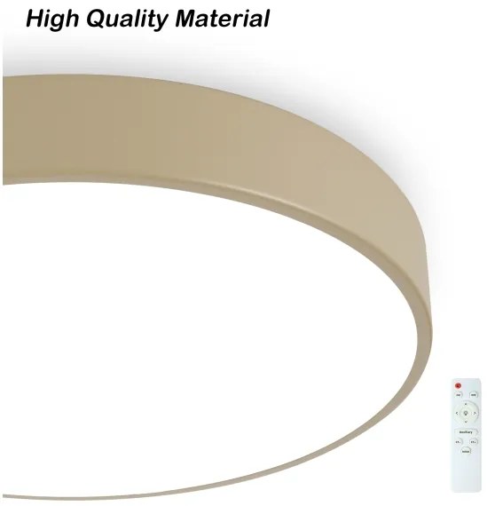 Brilagi - stmievateľné LED svietidlo POOL LED/60W/230V 3000-6000K, priemer 50 cm, béžové + diaľkové ovládanie