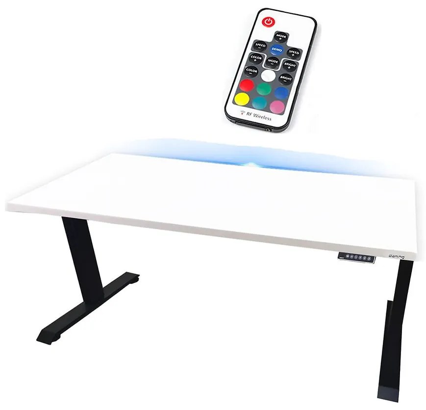 Písací Stôl Top Elektr. Čierna 120x60x2,8 Model 1