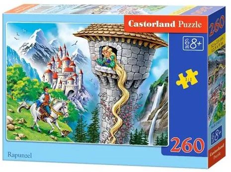 Jokomisiada Puzzle 260 dielikov – Princezná Rapunzel vo veži