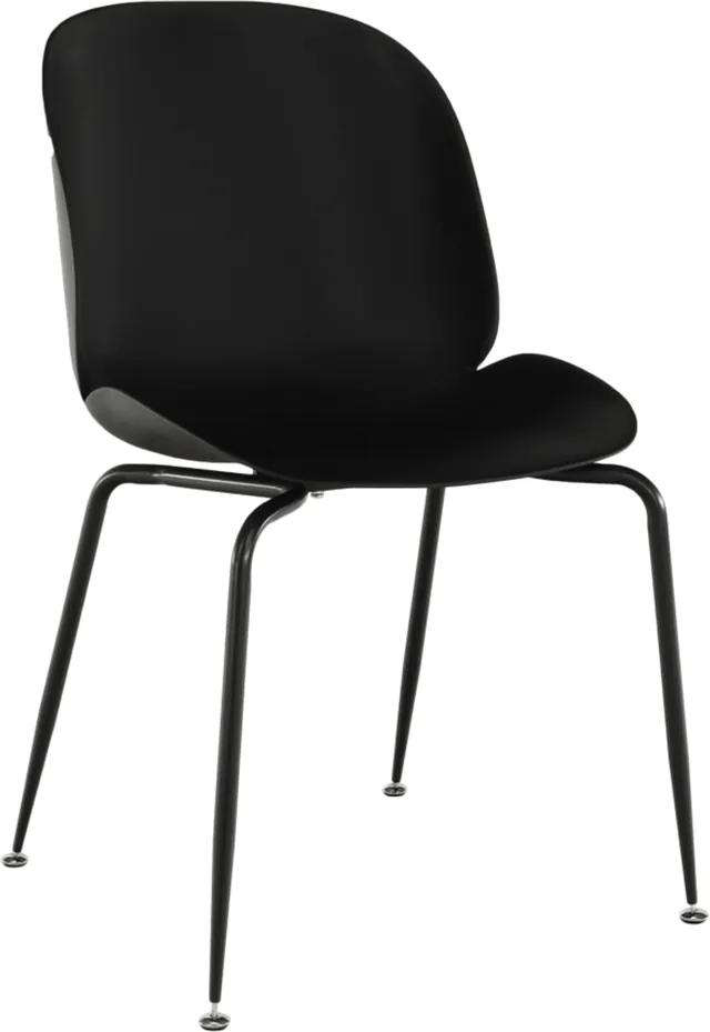 Jedálenská stolička, čierna, MENTA