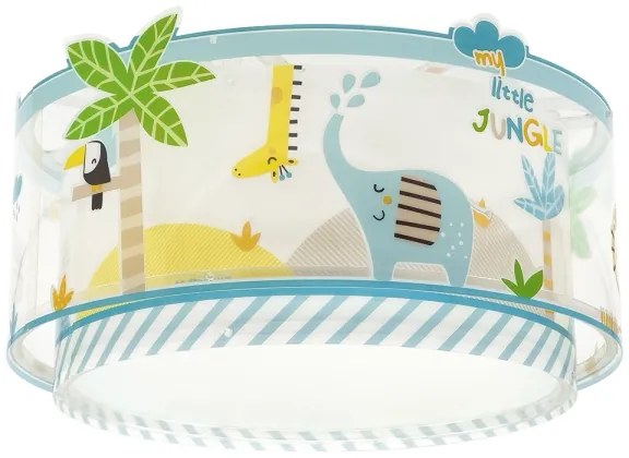 Dalber 76116 - Detské stropné svietidlo JUNGLE 2xE27/15W/230V