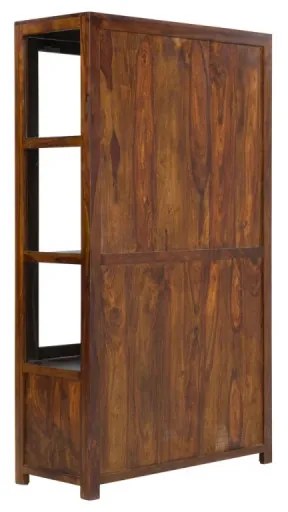 furniture-nabytek.cz - Masívna vitrína Palison z palisandra, lakovaná, tmavo hnedá