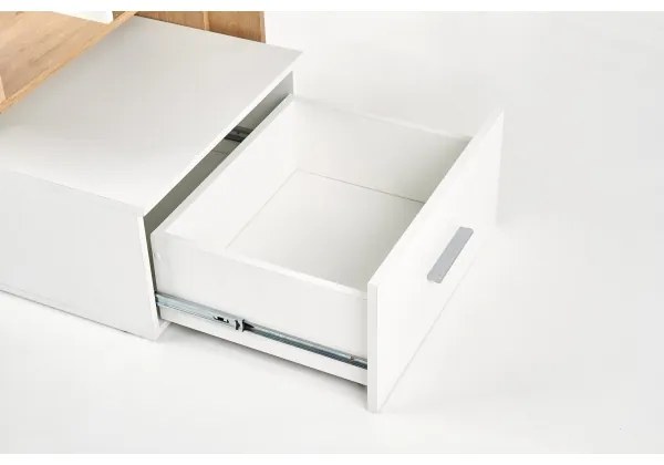 Písací stôl GORA dub/biela