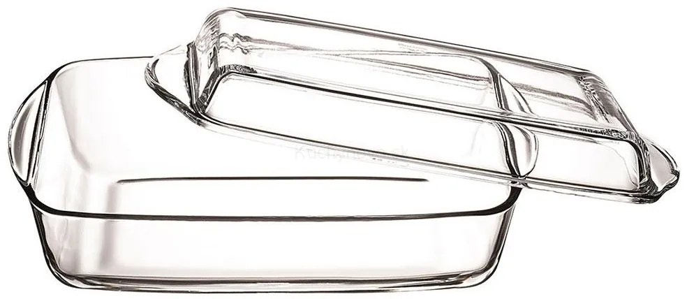 AMBITION Pyrex žiaruvzdorný pekáč s vekom, 4,6 l