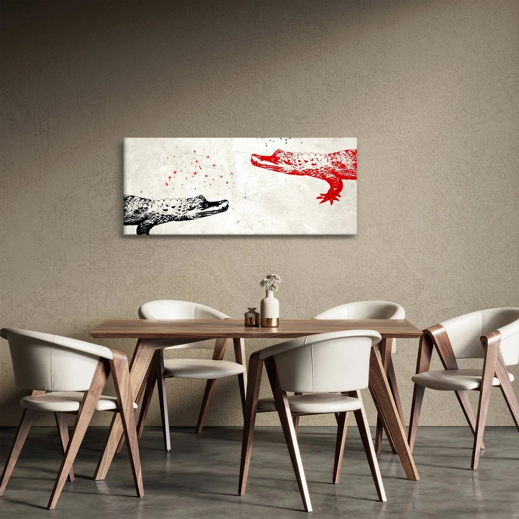 Obraz - Krokodíly (120x50 cm)