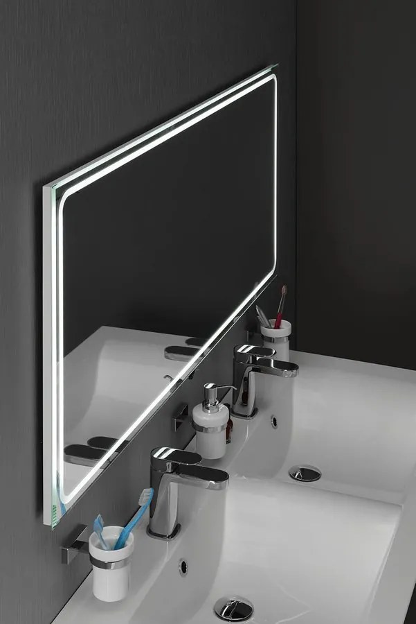 Sapho Sapho, GEMINI LED podsvietené zrkadlo 700x700mm, GM070