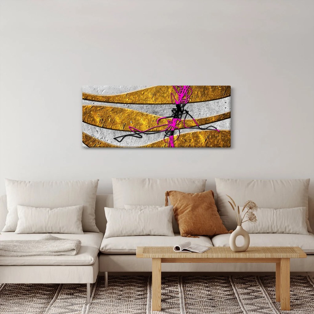 Obraz abstrakcie (120x50 cm)
