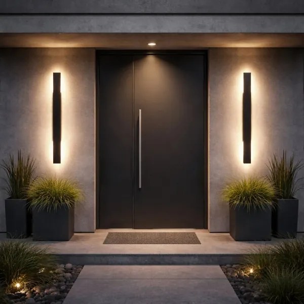LED Vonkajšie nástenné svietidlo WOW LED/11W/230V 3000/4000/6000K 60 cm IP54 čierne