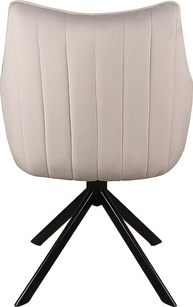 SI Azalia Velvet stolička svetlo šedá