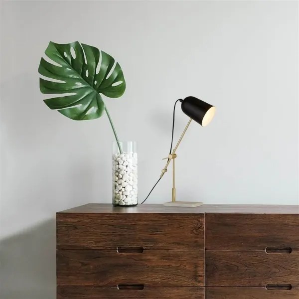 Searchlight EU60880BK - Stolná lampa ODYSSEY 1xE14/7W/230V čierna