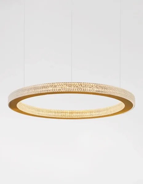 LED luster Fiore 60 zlaté