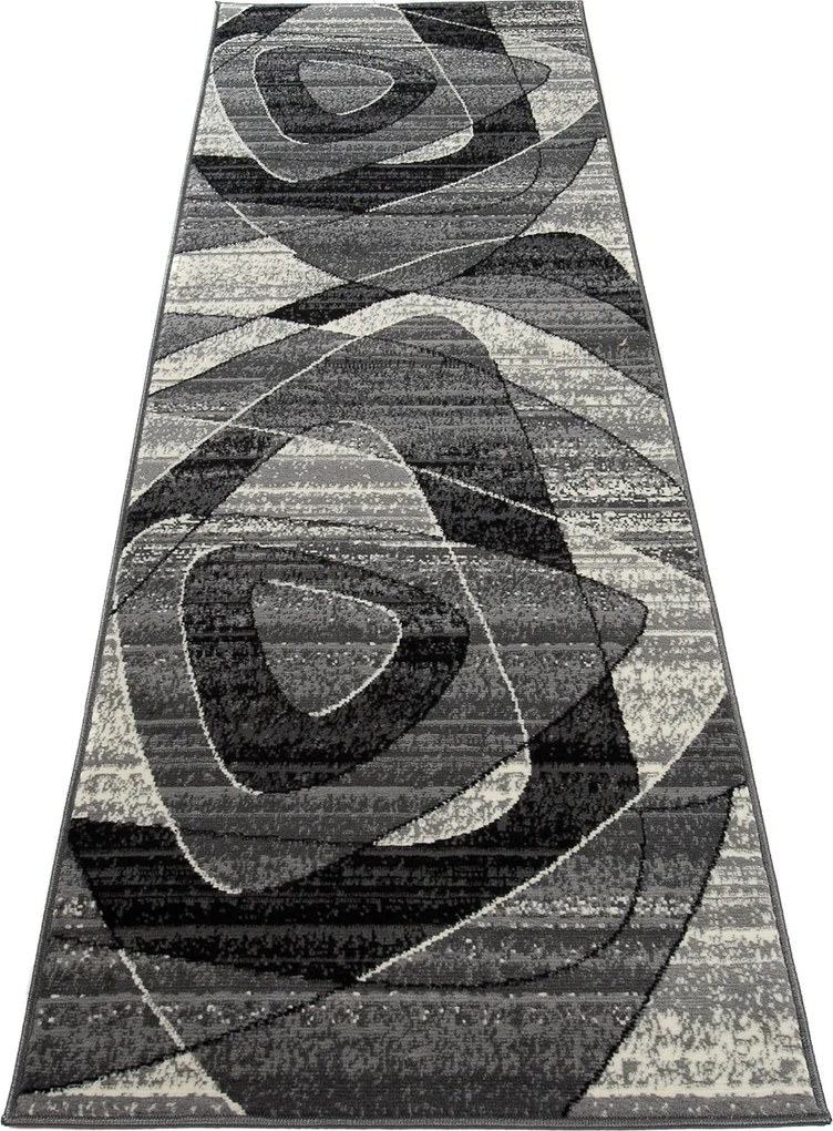 TA Koberec K858A TMAVO SIVÁ LACNÁ PP CRM Rozmer: 100x150 cm