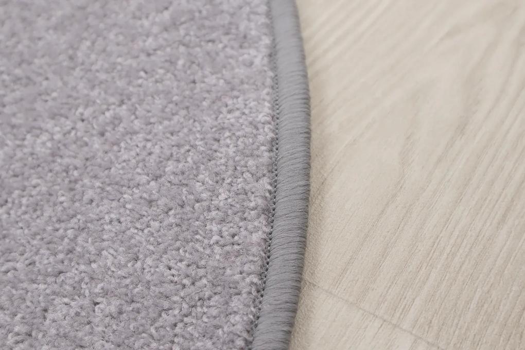 Vopi koberce Kusový koberec Eton šedý ovál - 160x240 cm