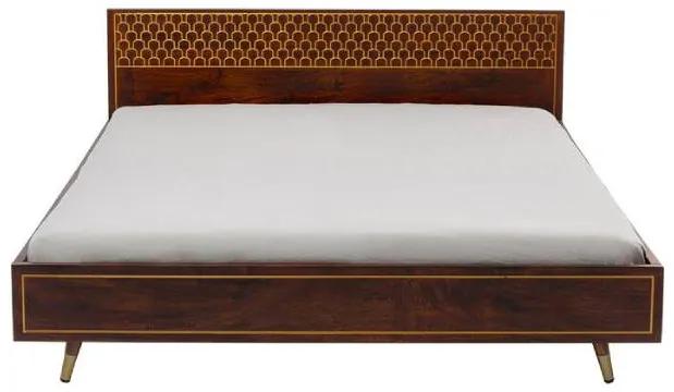 Muskat manželská posteľ 180x200 cm drevená