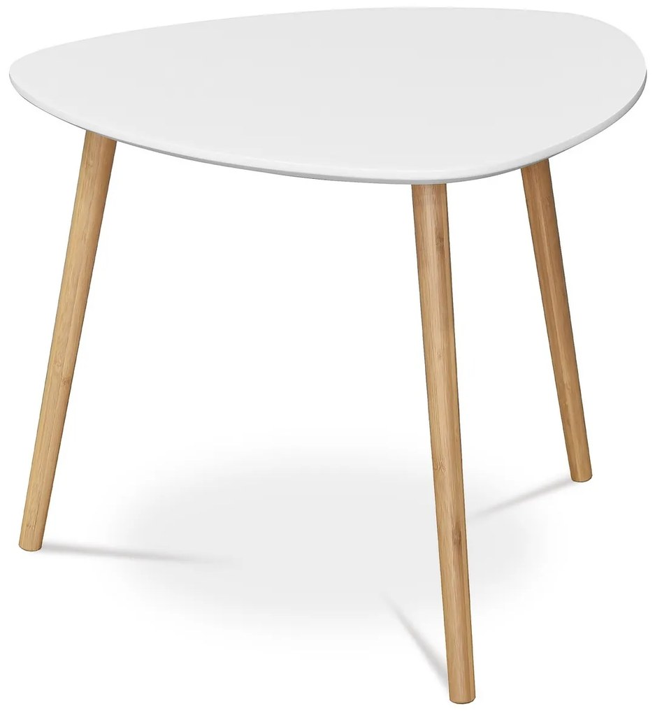 Konferenčný stolík 55 x 55 cm, biela