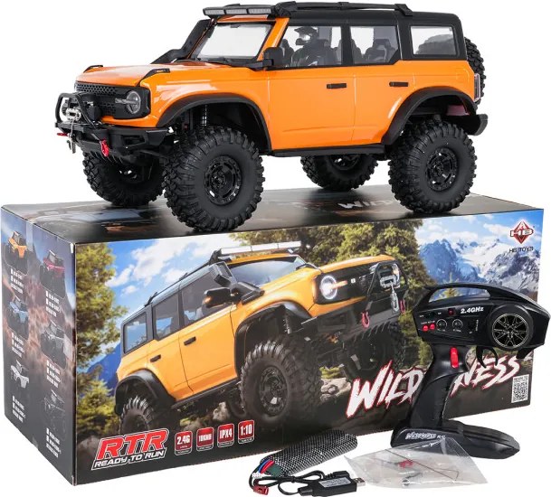 Terénne auto R/C WILDERNESS 1:10 na ovládanie oranžové