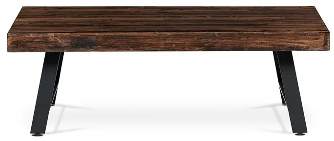 Autronic BONTEC Konferenčný stolík 130x70cm, masív, old wood, AHG-534 PINE Farba: Hnedá