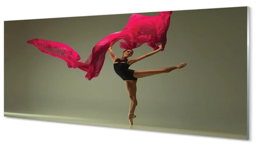 Obraz plexi Baletka ružová materiál 120x60 cm