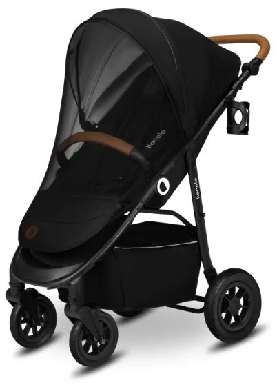 Lionelo - Športový kočík NATT Čierny Onyx