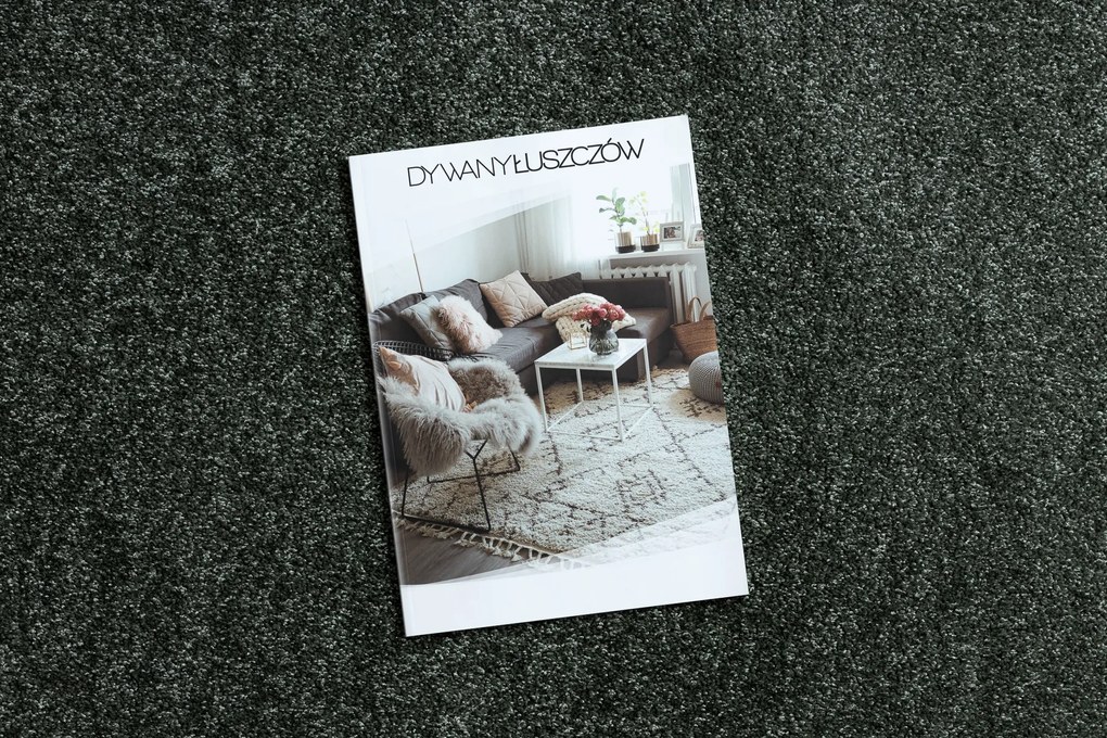 Okrúhly koberec INDUS 27 zelený, melanž