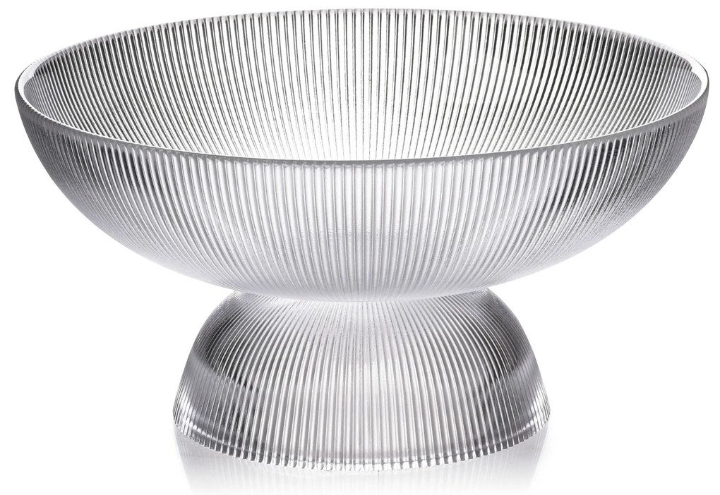 Skleněná mísa RIBBING 1,8 L transparentní