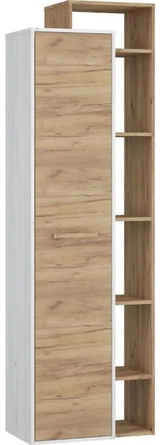 Skriňa RIO P craft biela/zlatý