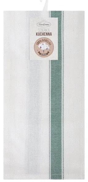 Sada kuchynských utierok SOFIA biela / zelená