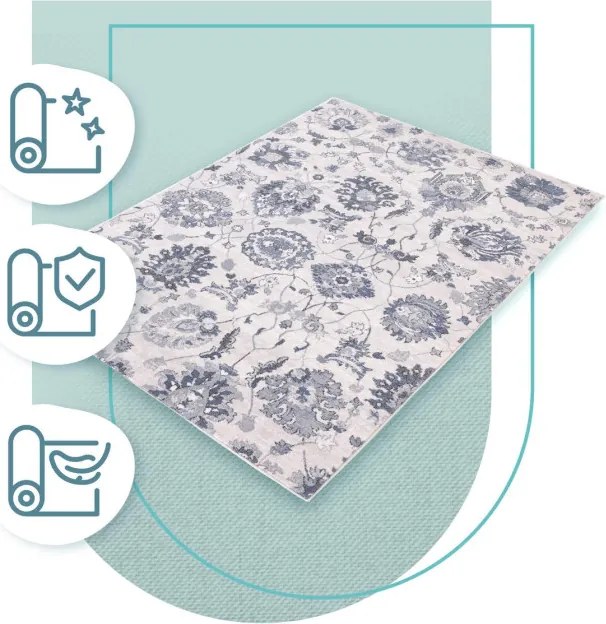 Koberec Dywilan Moon Latica strieborný