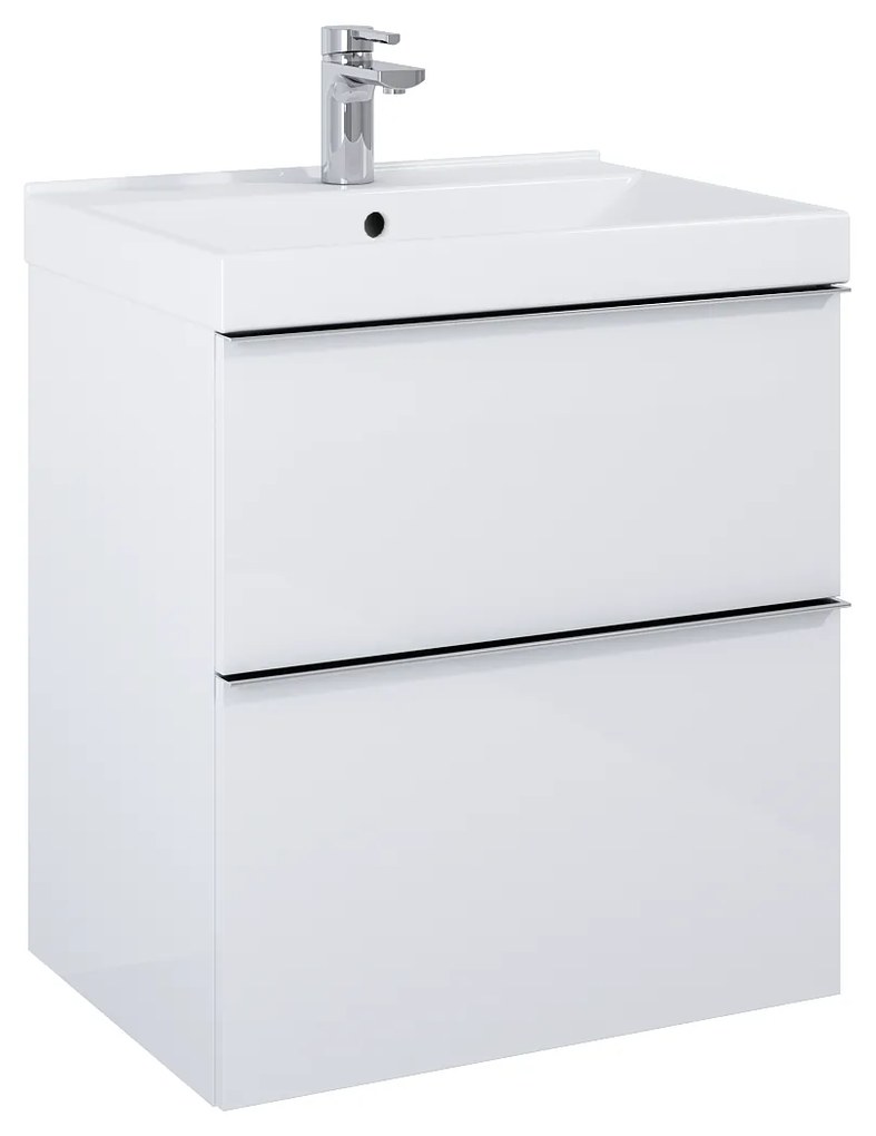 Elita Look, skrinka pod umývadlo 60x45x64 mm 2S PDW, biela lesklá, ELT-167077