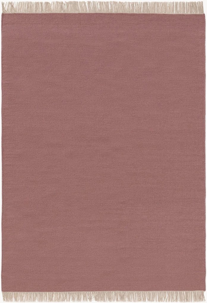 Ručne tkaný vlnený koberec's krátkym vlasom Liv