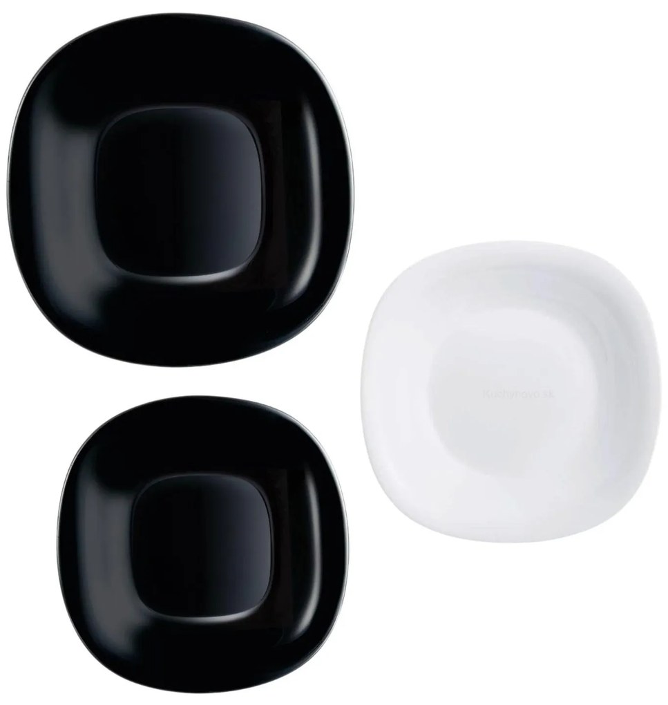 Carine Neo tanierová sada 2Black & White pre 6 osôb, 18 ks