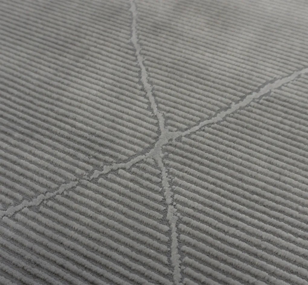 BE Koberec Zurich 1903 GREY – sivý obdĺžnikový Rozmer: 160x230 cm