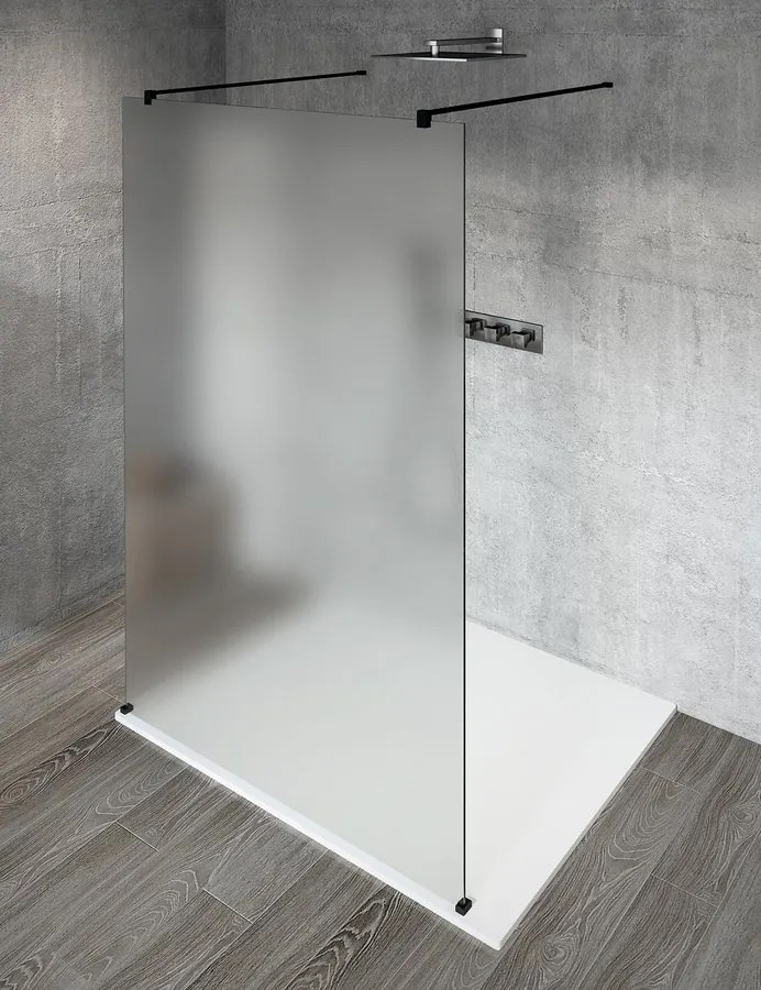 Gelco Gelco, VARIO BLACK jednodielna sprchová zástena do priestoru, matné sklo, 900 mm, GX1490GX2214
