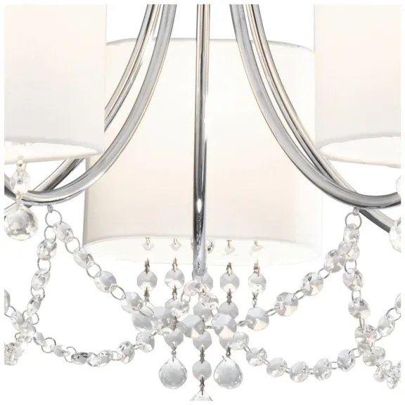 Searchlight 1055-5CC - Krištáľový luster na reťazi NINA 5xE14/60W/230V