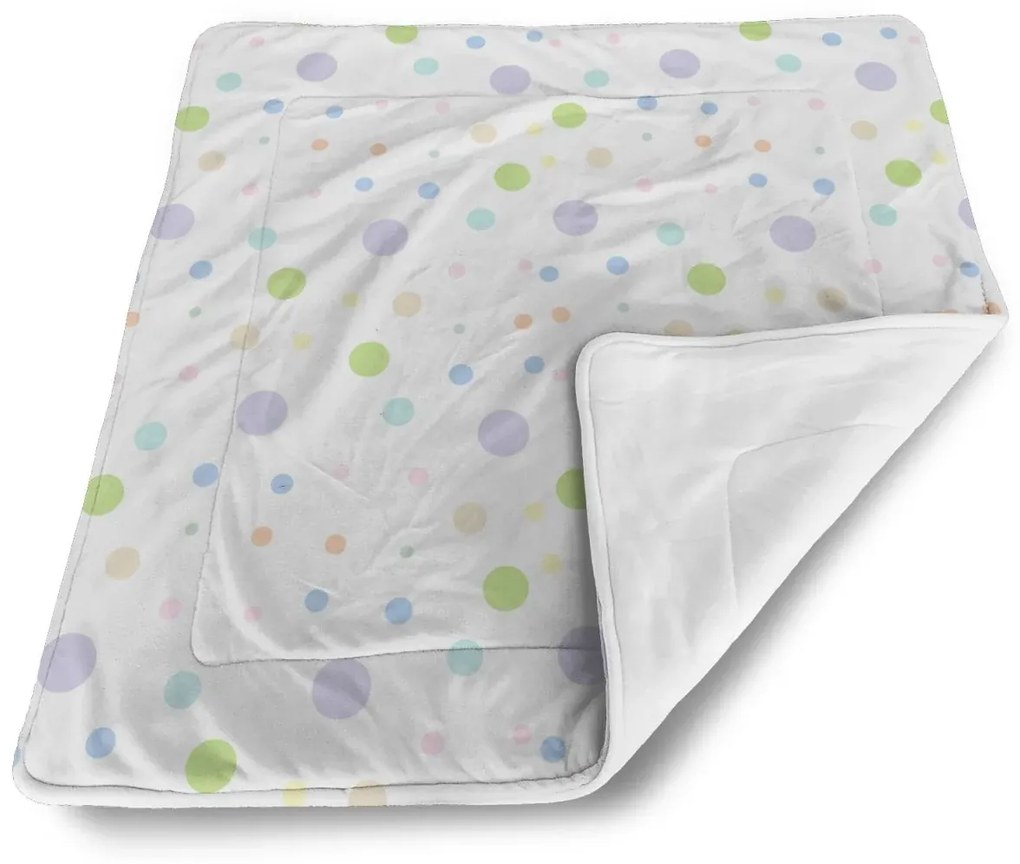 Sablio Deka pre bábätko Farebné bodky - 80x100 cm