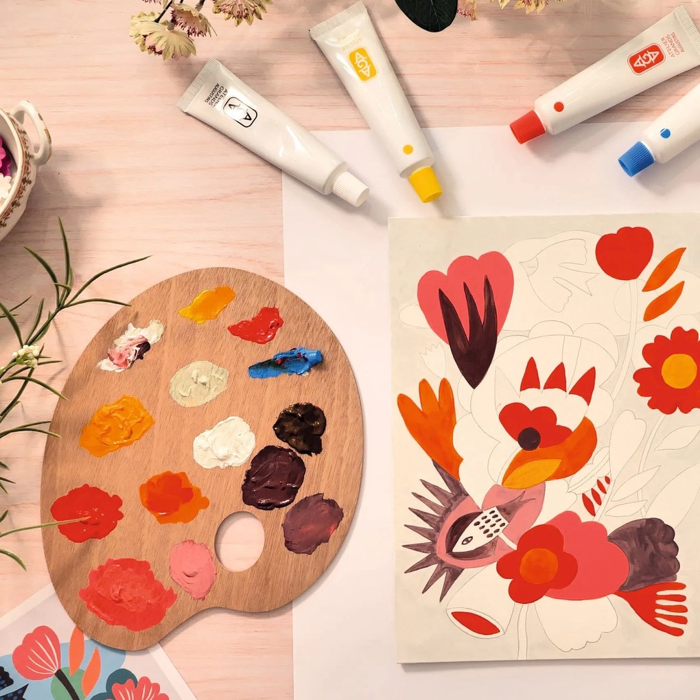 Atelier 23 – Miešanie farieb a maľba pre tínedžerov i dospelých