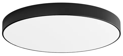LED Stropné svietidlo CLEO LED/96W/230V 3000K pr. 80 cm čierna