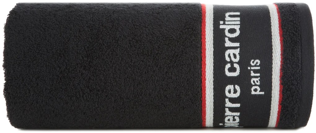 BAVLNENÝ UTERÁK PIERRE CARDIN KARL 50X90 CM ČIERNA