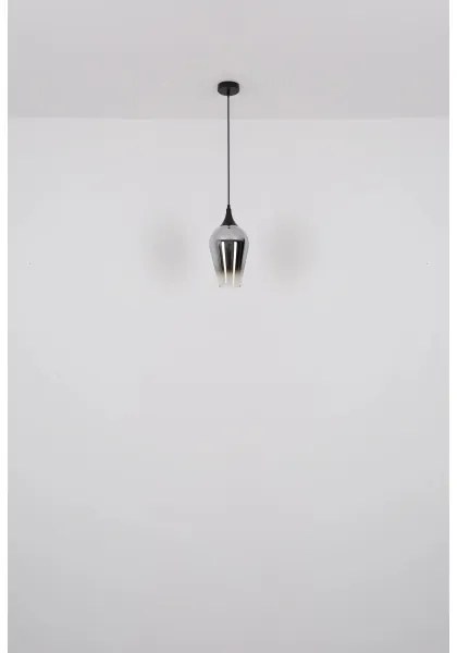 Globo 15552H3 - Luster na lanku LAVUS 1xE27/60W/230V pr. 18 cm čierna