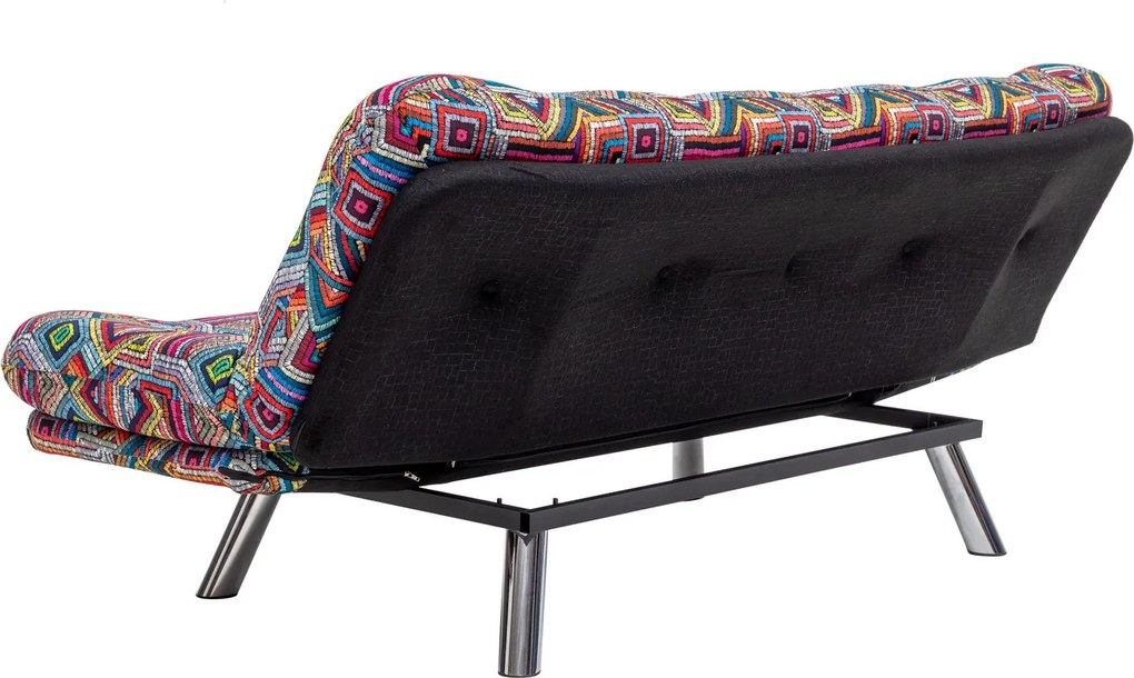 Třímístná rozkládací pohovka Misa Small 175 cm vícebarevná