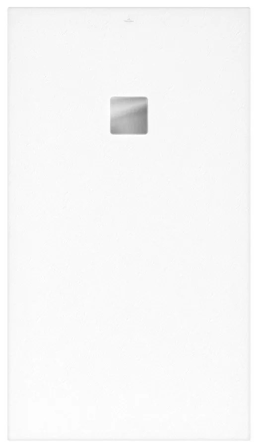 VILLEROY &amp; BOCH Planeo obdĺžniková sprchová vanička akrylátová, s technológiou RockLite, štandardný model, protišmyk (A), 1600 x 900 x 48 mm, Nature White, UDA1690PLA2V-5N