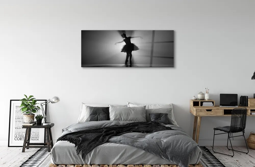 Obraz plexi Baletka sivé pozadie 120x60 cm