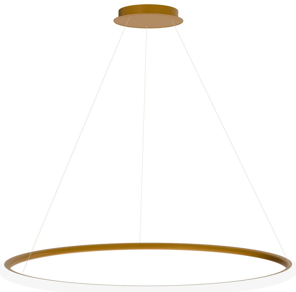 Toolight Toolight, LED stropné osvetlenie 60cm, 37W, 3000K, LHJ005-CP, zlatá matná, OSW-60002