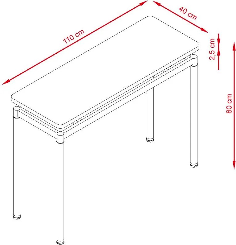 Konzolový stolík Catini MARCUS