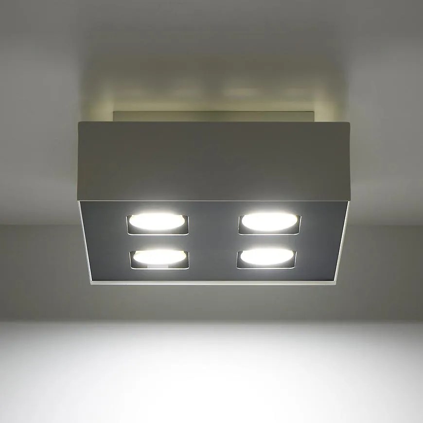 Stropná Lampa Atlanta 4 WHITE A-069